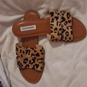 NWOB Steve Madden  sandals  10 leopard
